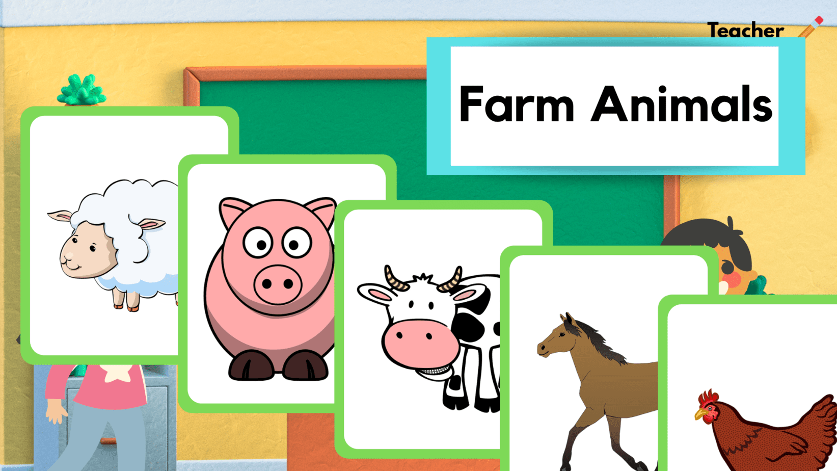 Farm Animals – PPT only - TeachersXchange